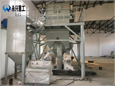 天津自动化特种砂浆生产线投产